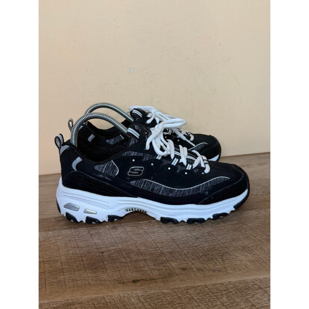 Skechers D'Lites Me Time lace-up sneakers women’s size 9 WIDE FIT shoes - Picture 3 of 9